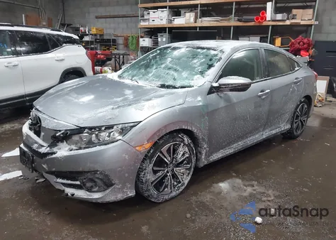 2018 Honda Civic Ex-T from USA, damaged, VIN JHMFC1F38JX030525